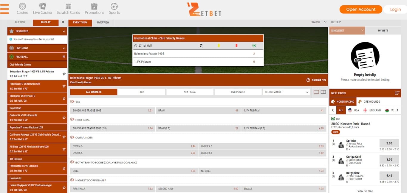 zetbet life betting